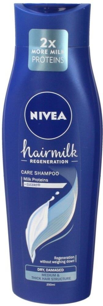 nivea hair milk szampon mleczny do włosów matowych ceneo