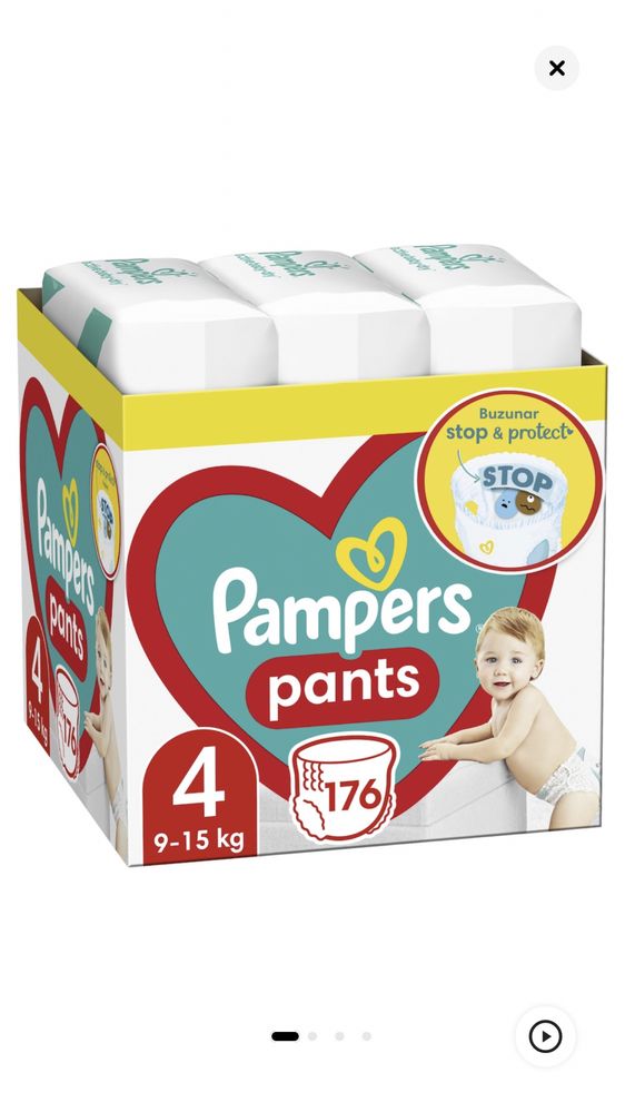 pampers pants 4 176 buc
