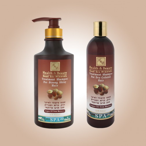 szampon z olejem arganowym do włosów łamliwych 780 ml