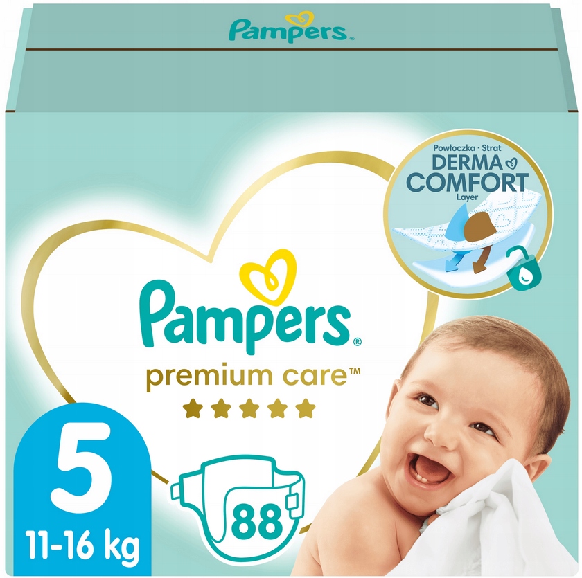 pieluchy pampers premium care 88 szt