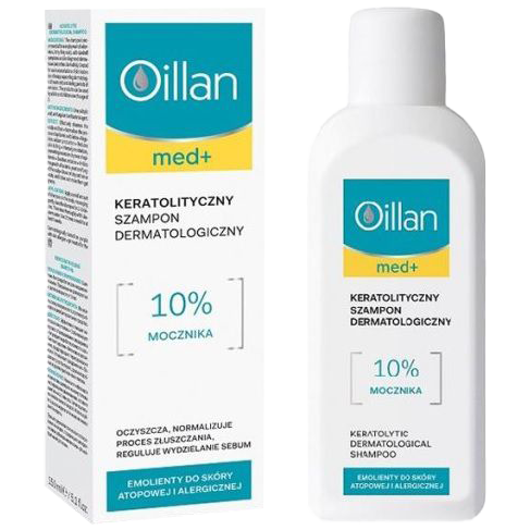 oillan med+ keratolityczny szampon dermatologiczny 150 ml opinie