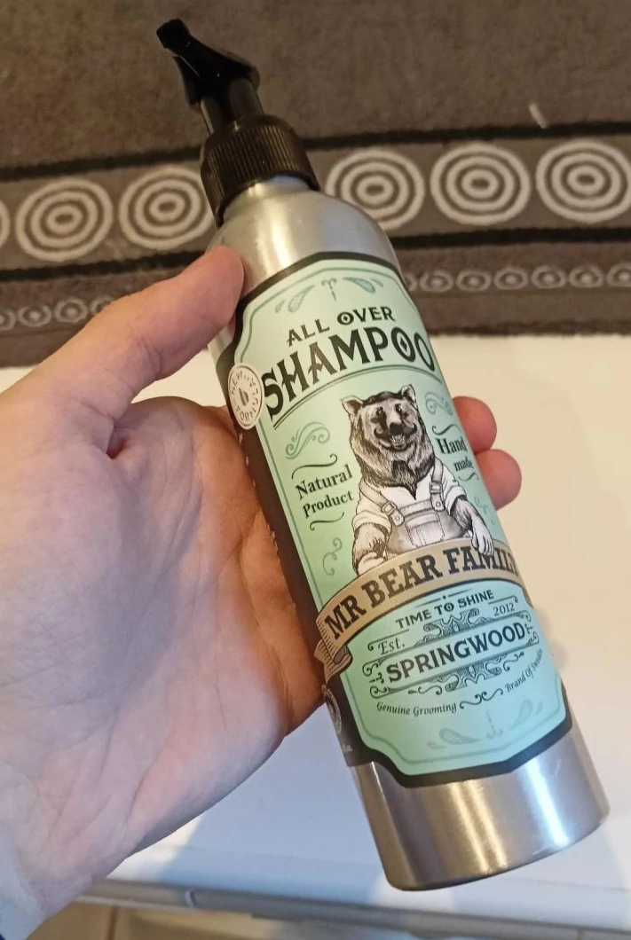 mr bear family cytrynowy szampon do włosów 1000 ml