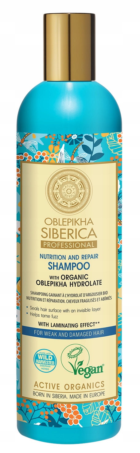 natura siberica szampon z efektem laminowania