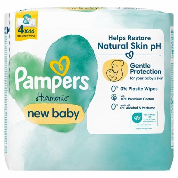 chusteczki pampers 4 pak