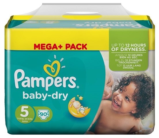 mega paca pampers 5