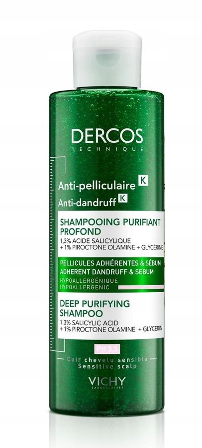 vichy dercos micro peel szampon przeciwłupieżowy