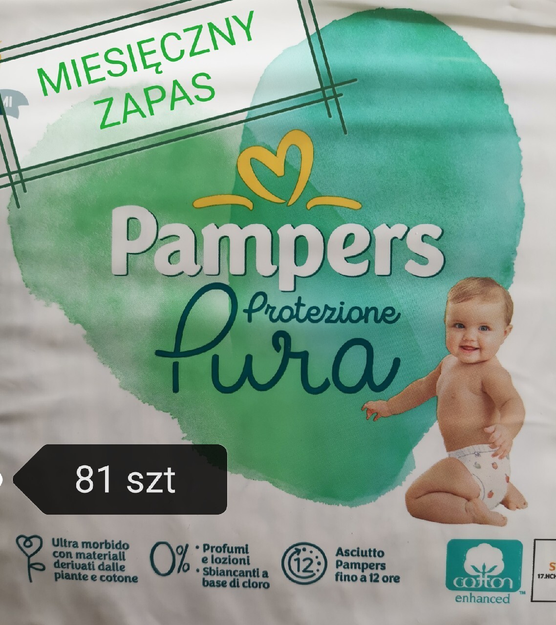 pampers miesieczny zapas 2