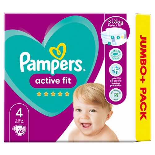 pampers 4 active 52