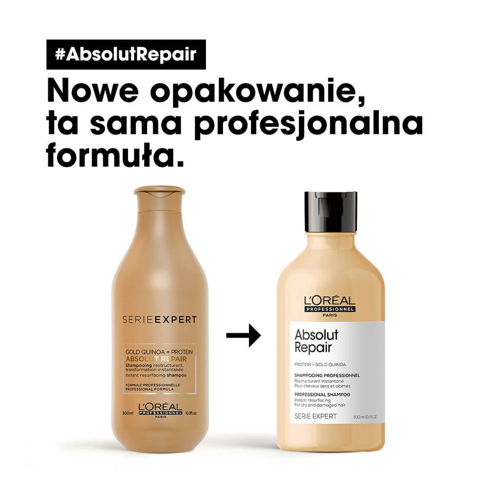 loreal absolut repair lipidium szampon wzmacniająco nawilżający wizaz