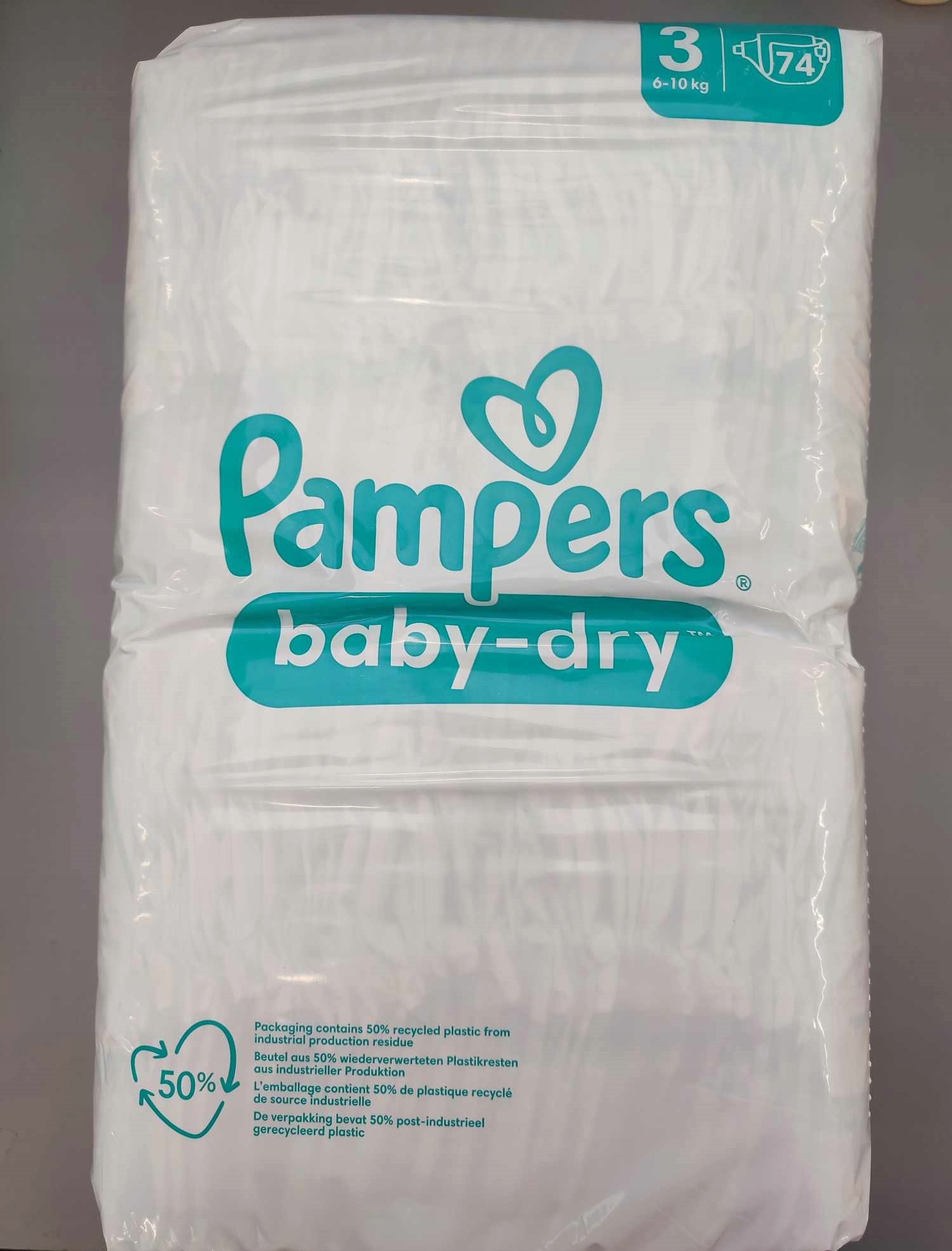 pampers 3 74 szt