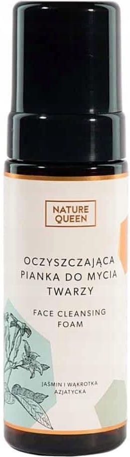 nature queen oczyszczająca pianka do mycia twarzy 175 ml