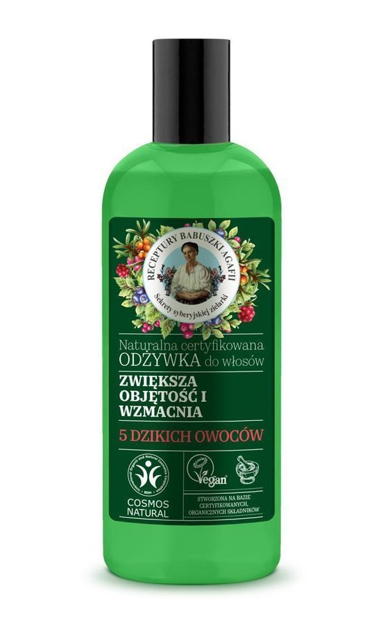 naturalny olejek do włosów agafii regenerujący