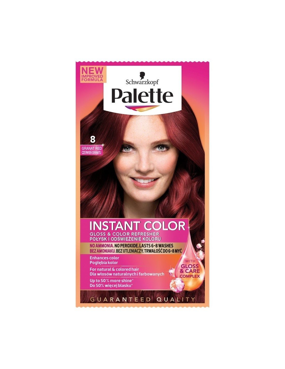 szampon koloryzujący palette instant color granat