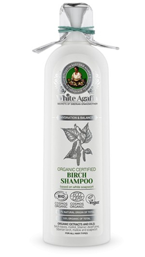 biała agafia organiczny szampon cedrowy wizaz