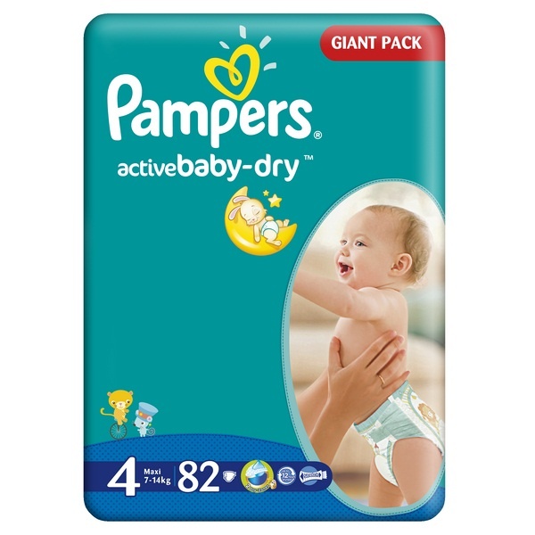 pampers active baby-dry pieluchy rozmiar 4