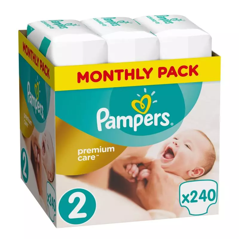 pampers premium care 240szt 2