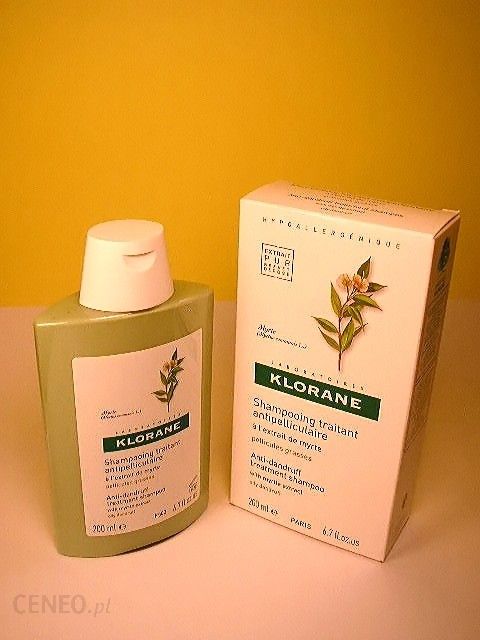 klorane szampon przeciwłupieżowy na bazie wyciągu z mirtu