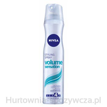 lakier do włosów nivea volume sensation