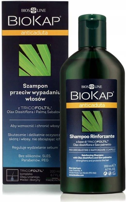 szampon na wypadanie włosów biosm