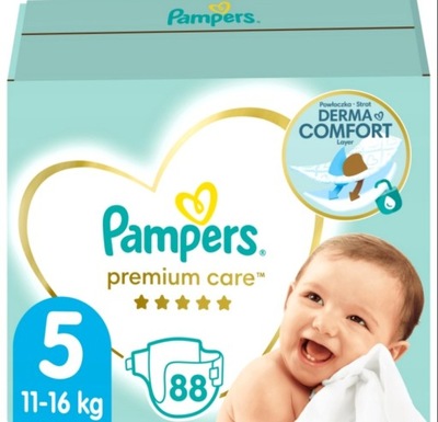 pampers rumiankowe