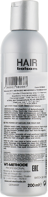 aktywnie nawilżający i odbudowujący balsam-odżywka do włosów