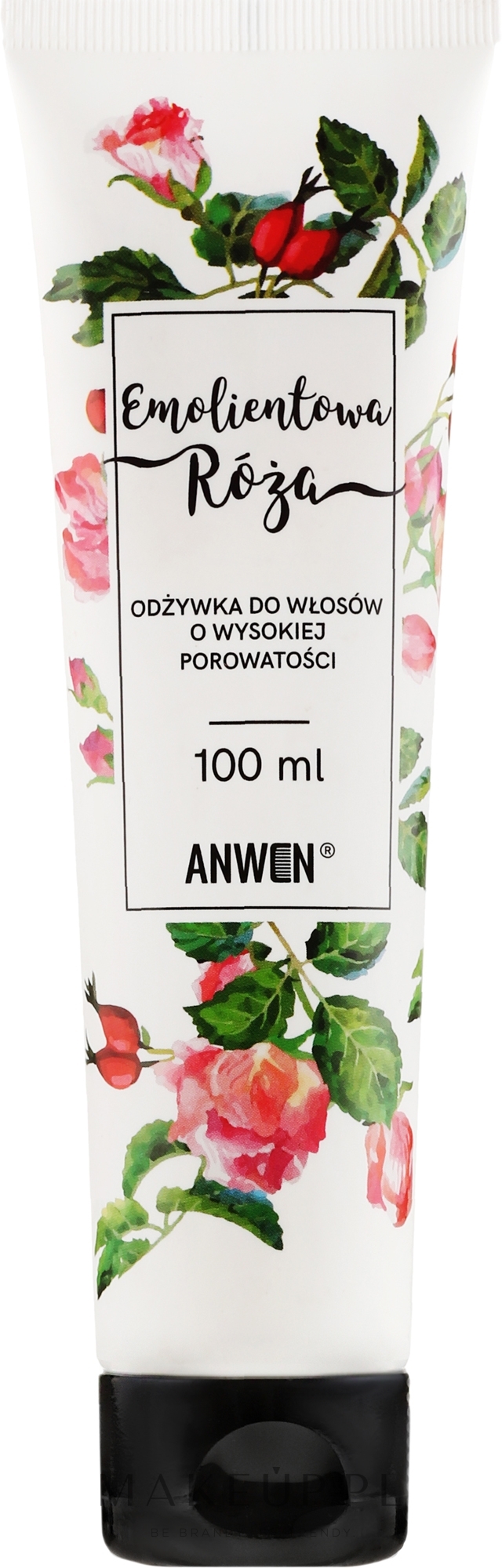 anwen emolientowa róża odżywka do włosów o wysokiej porowatości 200ml