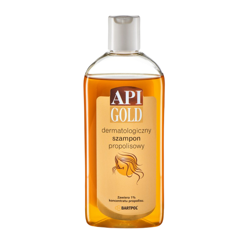 api gold dermatologiczny szampon propolisowyw skład