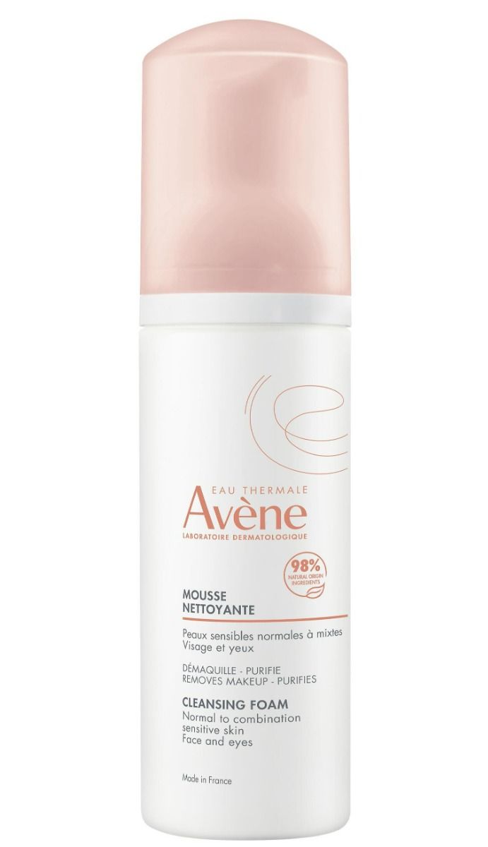 avene pianka do mycia twarzy niekodemogenne