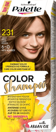 szampon koloryzujący średni brąz