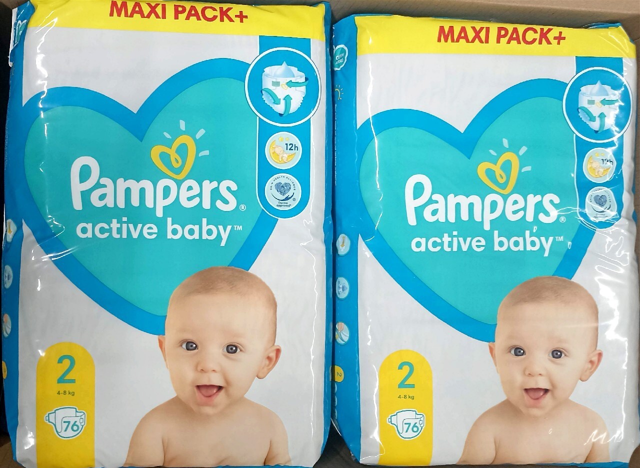 pampers 2 76 szt
