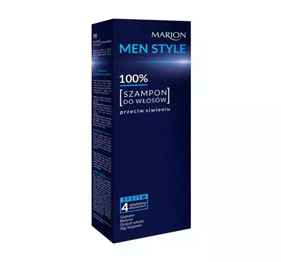 marion men style szampon przeciw siwieniu włosów opinie