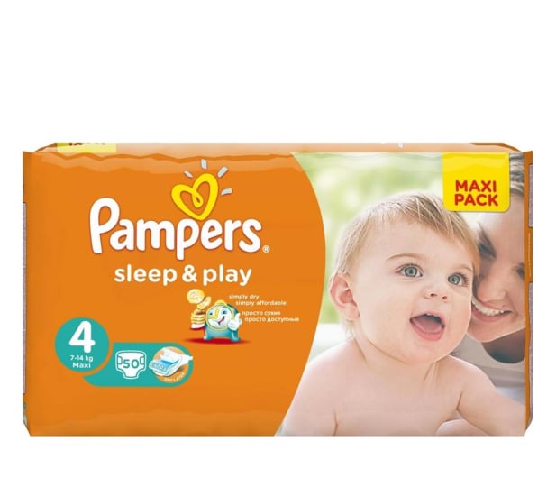 pampers pomarańczowej