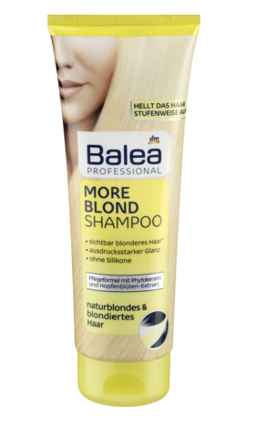 balea profesjonalny szampon rozjaśniający do włosów blond