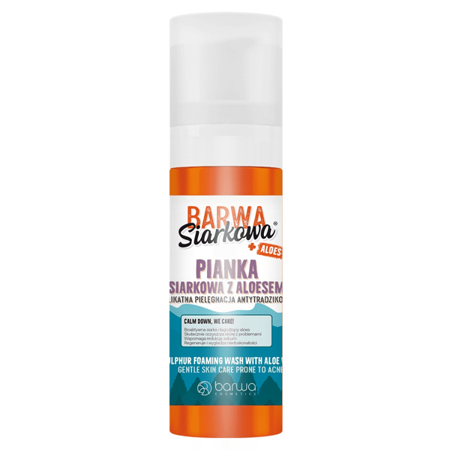 barwa siarkowa quick pianka do twarzy 150 ml