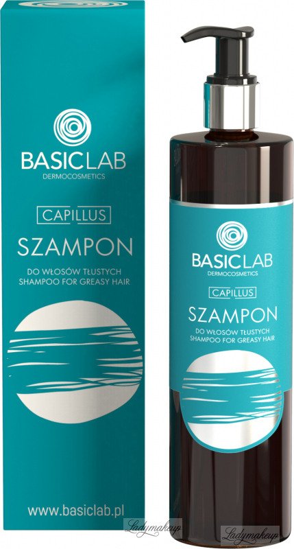 basiclab szampon do włosów tłustych 300ml