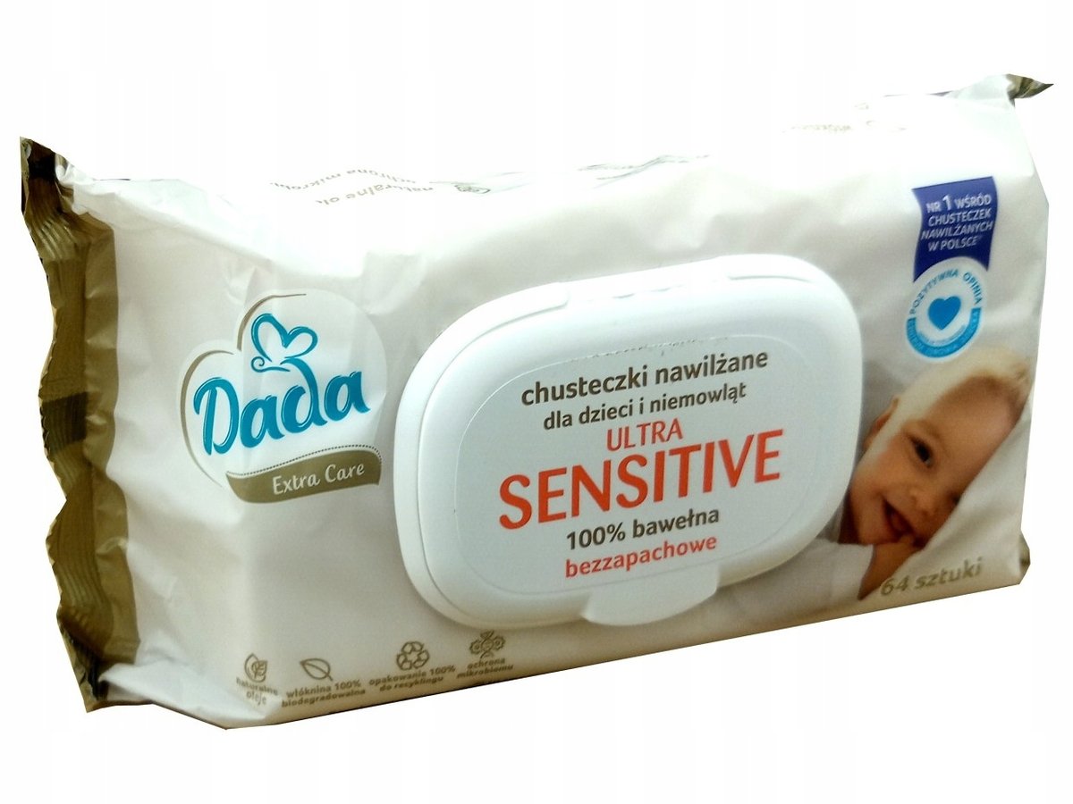 dada premium naturals chusteczki nawilżane