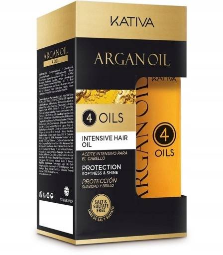 kativa argan olejek do włosów 4 oils sklad