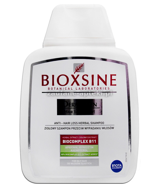 bioxsine dermagen women szampon ziołowy przeciw wypadaniu włosów włosy tłuste