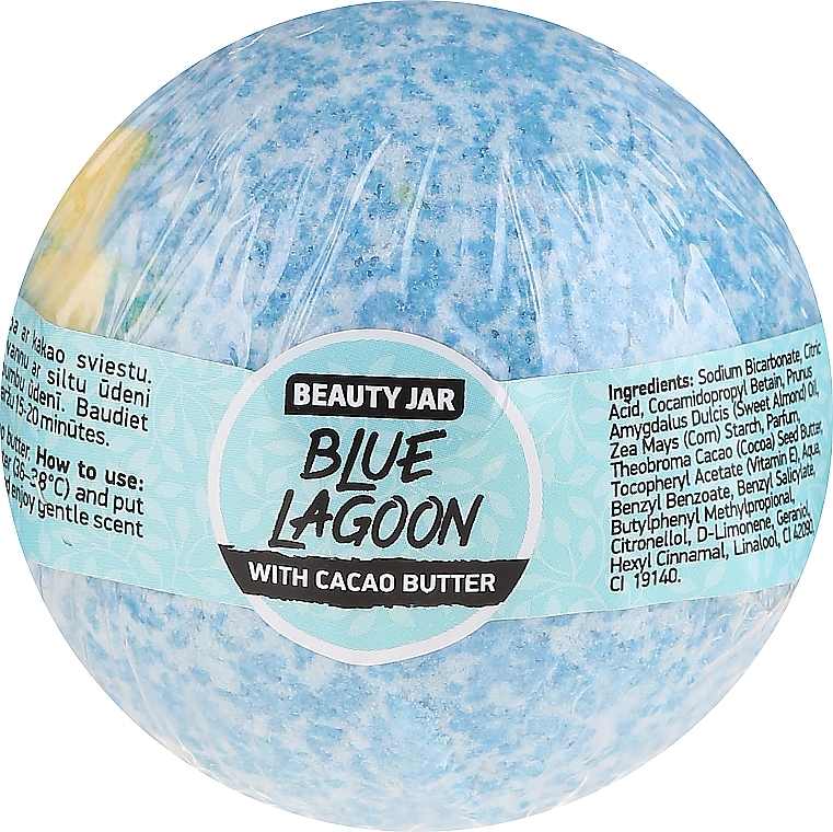 Beauty Jar „Blue Lagoon” - bomba do kąpieli z masłem kakaowym 150g