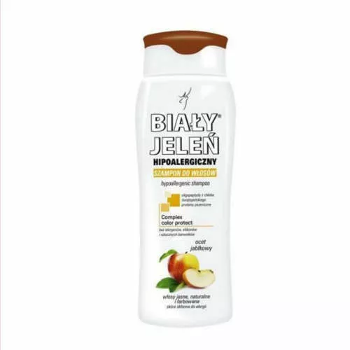 biały jeleń hipoalergiczny szampon do włosów jasnych blond 300ml skład