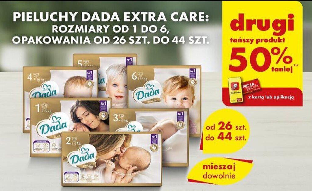 biedronka pampers extra care