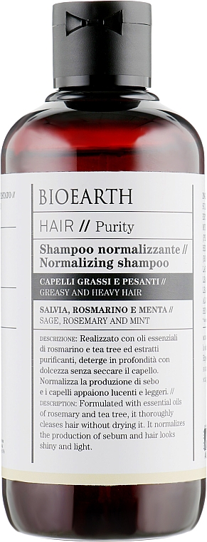 bioearth wzmacniający szampon