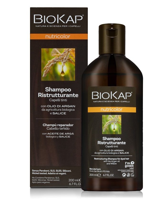 biokap nutricolor szampon odbudowujący wizaz
