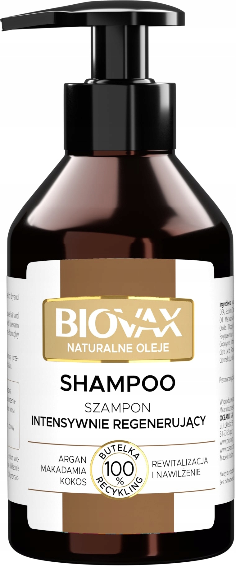 biovax brazowy szampon