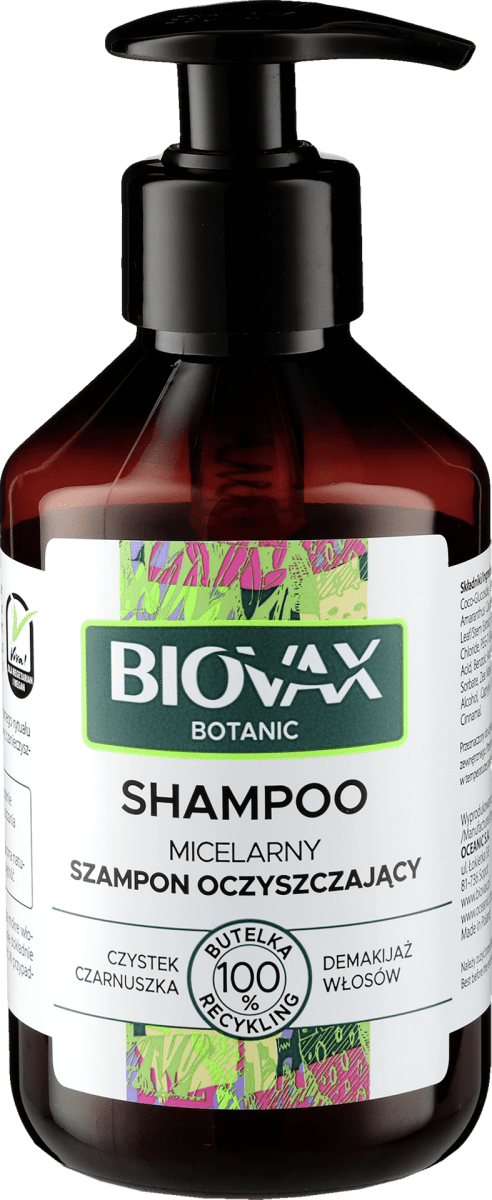 biovax oczyszczajacy szampon
