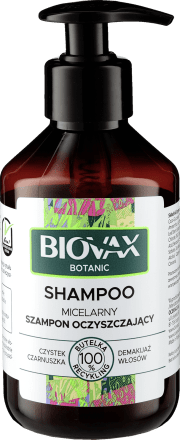 biovax szampon oczyszczający czystek czarnuszka