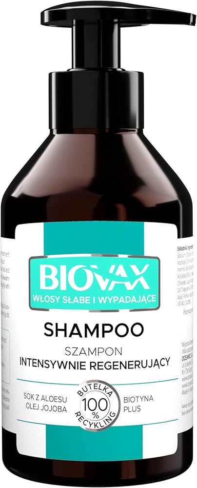 biovax szampon regenerujący do włosów słabych