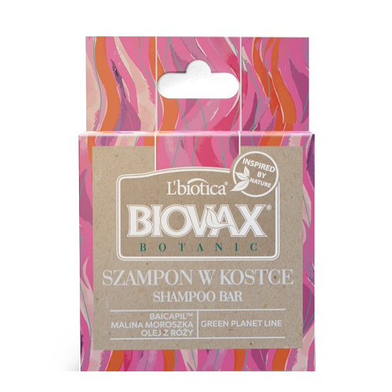 biovax szampon w kostce malina