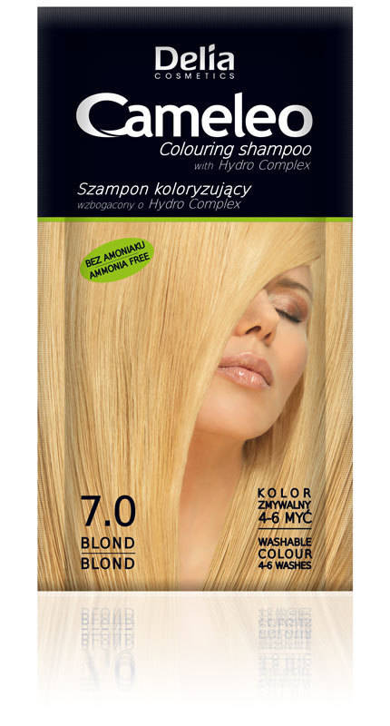 delia cosmetics cameleo szampon koloryzujący blond