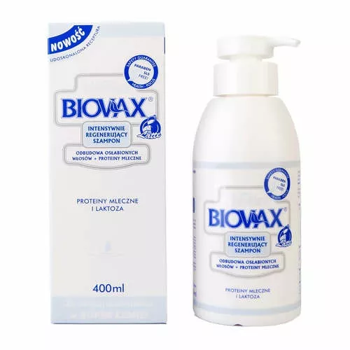 lbiotica biovax latte intensywnie regenerujący szampon po keratyowym